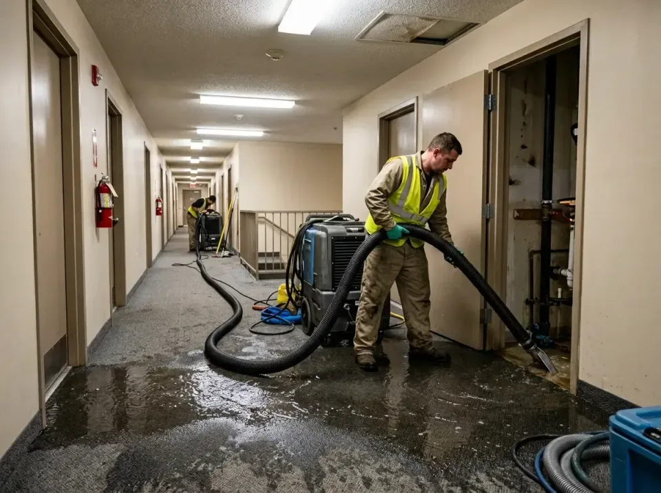 multi-unit-apartment-hallway-f-005 — frequently asked questions, Emergency Burst Pipe Water Extraction & Removal in Marcus H…